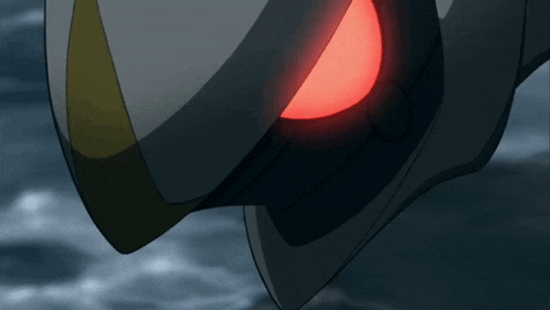a robot with a red light on its head