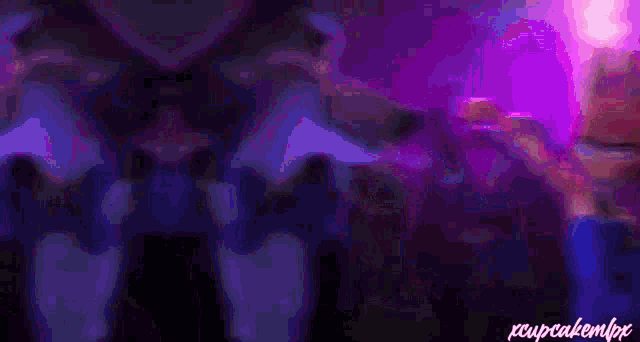 a wolf and a fox are dancing together at a party in a cartoon .