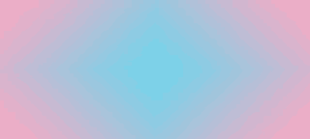 a pink and blue gradient background with a circular pattern