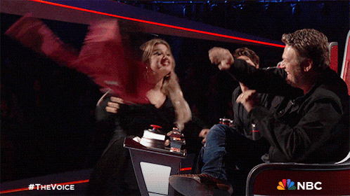 Playful Fight Blake Shelton GIF