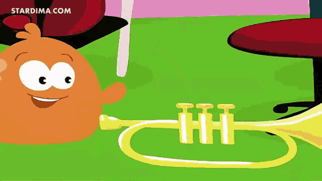 Trumpet Potch GIF - Trumpet Potch Pitch And Potch GIFs