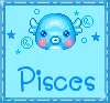 a picture of a fish with the word pisces on it