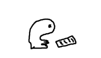 a black and white drawing of a dinosaur holding a piece of money .