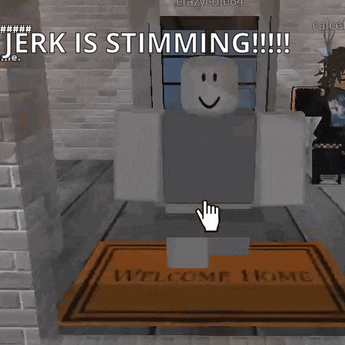 a screenshot of a video game with the words jerk is stunning