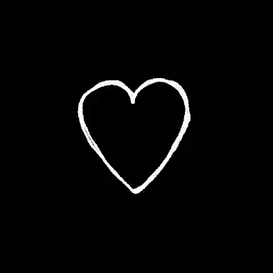 a white broken heart on a black background .
