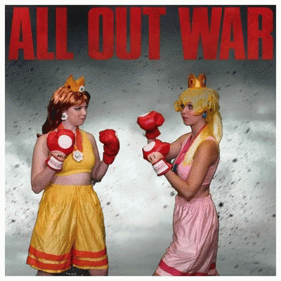 Princess Peach Punch GIF - Princess Peach Punch All Out War GIFs