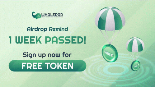Cryptocurrency Free Token GIF - Cryptocurrency Free Token Whale Pad GIFs