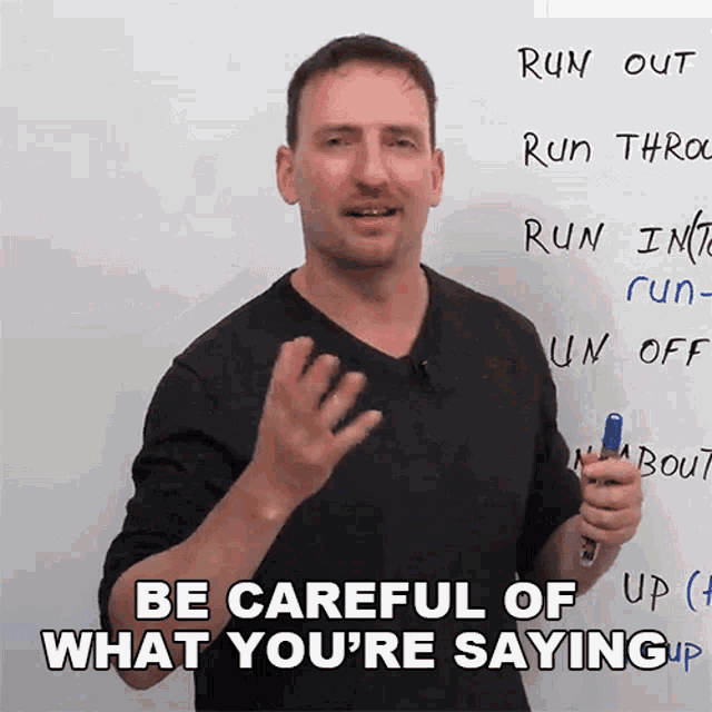 Be Careful Of What Youre Saying Adam GIF - Be Careful Of What Youre Saying Adam Engvid GIFs