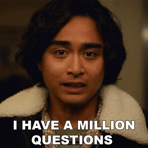 I Have A Million Questions Simon Elroy GIF - I Have A Million Questions Simon Elroy School Spirits GIFs