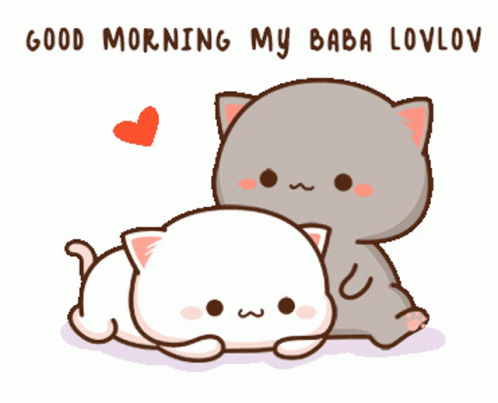 Gmmbl Good Morning Baba GIF - Gmmbl Good Morning Baba Peach Cat Morning GIFs