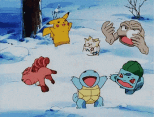 Pokemon Snow GIF - Pokemon Snow GIFs