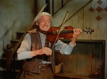 Darby O Gill Playing Violin GIF - Darby O Gill Playing Violin Violin GIFs