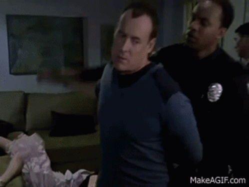 Dr Cox GIF - Dr Cox Arrested GIFs
