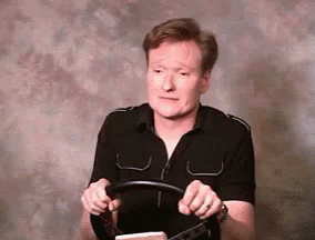 Some Light Road Rage GIF - Conan O Brien Driving Road Rage GIFs