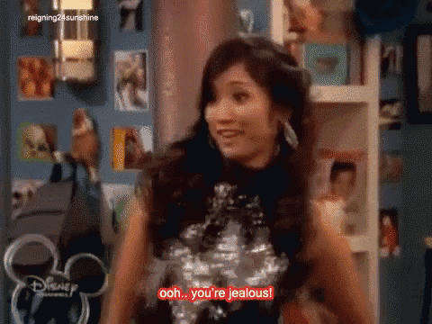 a girl from disney 's reigning 24 sunshine says ooh ... you 're jealous .