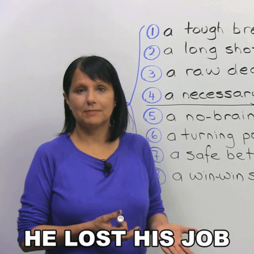 He Lost His Job Rebacca GIF - He Lost His Job Rebacca Engvid GIFs