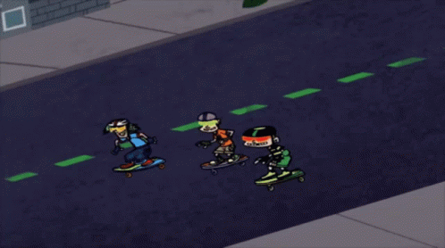 Johnny Test Police Chase GIF - Johnny Test Police Chase Cops GIFs