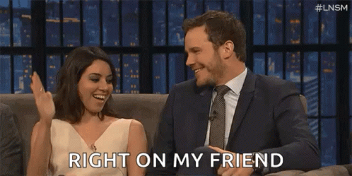 Right On My Friend Late Night Seth GIF - Right On My Friend Late Night Seth Late Night With Seth Meyers GIFs