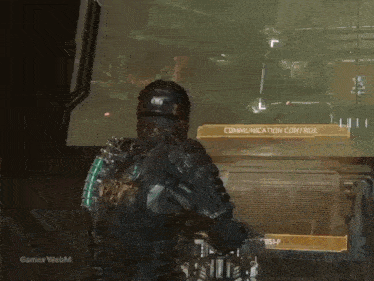a video game character is standing in front of a screen that says the hood fall