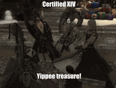 a screenshot of a video game that says " certified xiv "