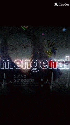 a picture of a woman with the words cinta stay strong