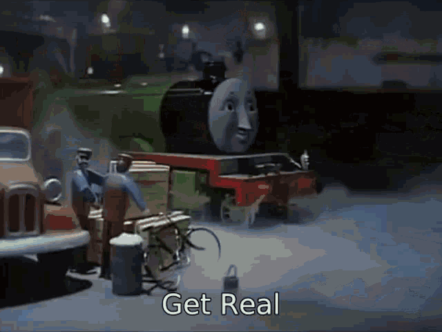Henry The Green Engine The Flying Kipper GIF - Henry The Green Engine The Flying Kipper Thomas The Tank Engine GIFs