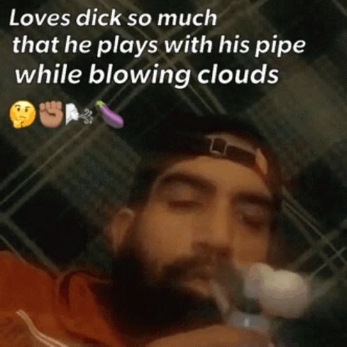 Bryan Loves Dick So Much GIF - Bryan Loves Dick So Much Blowing Clouds GIFs