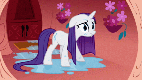 My Little Pony Mlp GIF - My Little Pony Mlp Wet GIFs