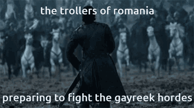 the trollers of romania are preparing to fight the gayreekhordes