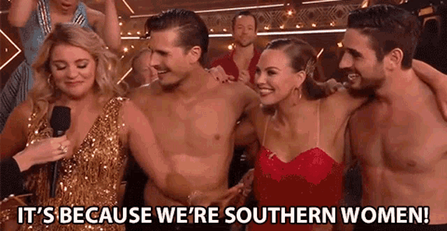 Its Because Were Southern Women Country GIF - Its Because Were Southern Women Country Lauren Alaina GIFs