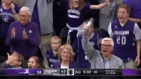 Northwestern Excited GIF - Northwestern Excited Jumping Up And Down GIFs
