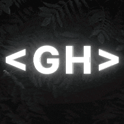 a sign that says ' get ' on it in white letters