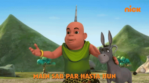 Main Sab Par Hasta Hun Zumba GIF - Main Sab Par Hasta Hun Zumba Donkey With Horn GIFs
