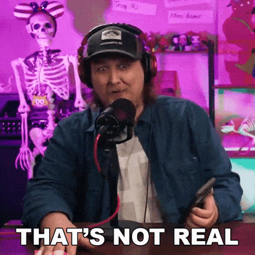 That'S Not Real The Dickeydines Show GIF - That'S Not Real The Dickeydines Show That Is Not Grounded In Fact GIFs
