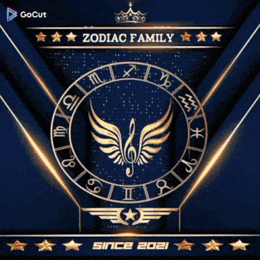 a sign that says ' zodiac family ' on it