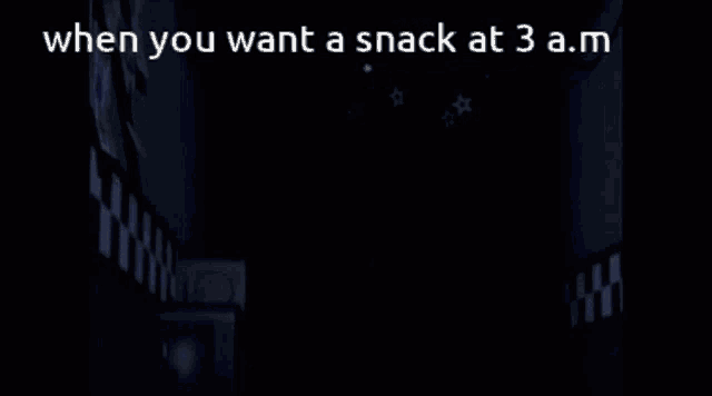 bonnie from five nights at freddy 's is standing in a dark room