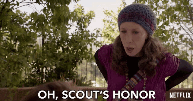 Oh Scouts Honor Lily Tomlin GIF - Oh Scouts Honor Lily Tomlin Frankie Bergstein GIFs