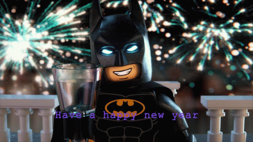 Batman Lego Batman GIF - Batman Lego Batman New Year GIFs