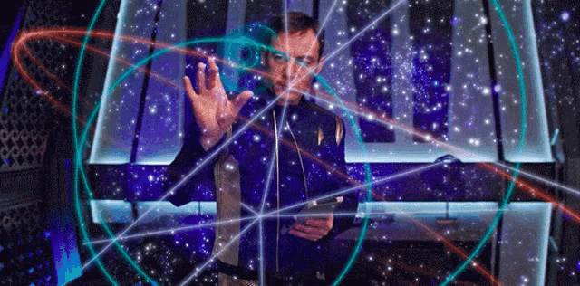 Scanning The Galaxy Captain Gabriel Lorca GIF - Scanning The Galaxy Captain Gabriel Lorca Jason Isaacs GIFs