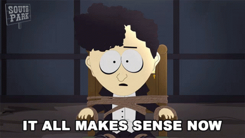 It All Makes Sense Now Michael GIF - It All Makes Sense Now Michael South Park GIFs