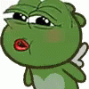 Pepe Qoobee Pepe The Frog GIF - Pepe Qoobee Pepe The Frog Kisses GIFs