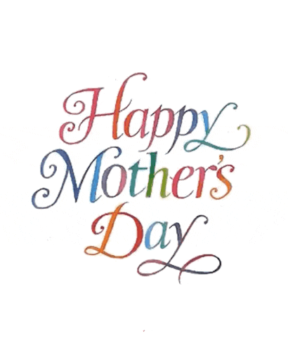 a happy mother 's day greeting card with hearts