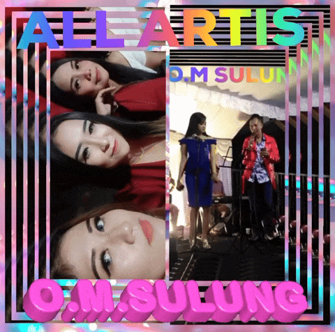 a collage of photos with the words all artist o.m sulung at the bottom
