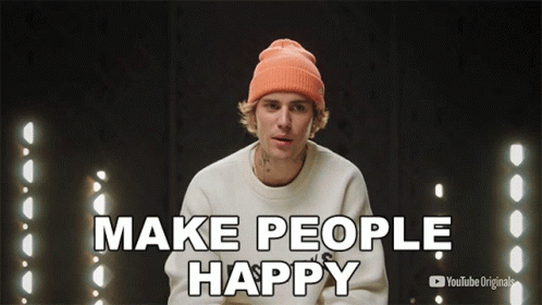 Make People Happy Justin Bieber GIF - Make People Happy Justin Bieber Make Them Cheerful GIFs