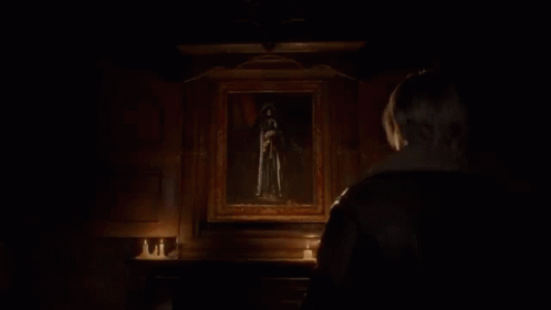 Resident Evil4remake Osmund Saddler GIF - Resident Evil4remake Osmund Saddler Painting GIFs