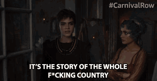Its The Story Of The Whole Fucking Country Cara Delevingne GIF - Its The Story Of The Whole Fucking Country Cara Delevingne Vignette Stonemoss GIFs