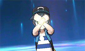 a cartoon character is covering his eyes with his hands