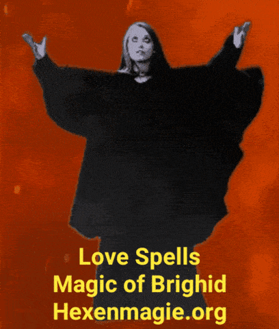 a poster that says love spells magic of brightid