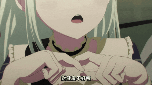 a close up of a girl making a cross with her hands in a foreign language
