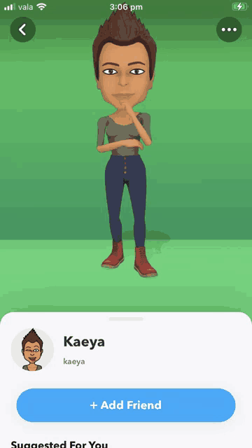 a cartoon character with the name kaeya on the bottom